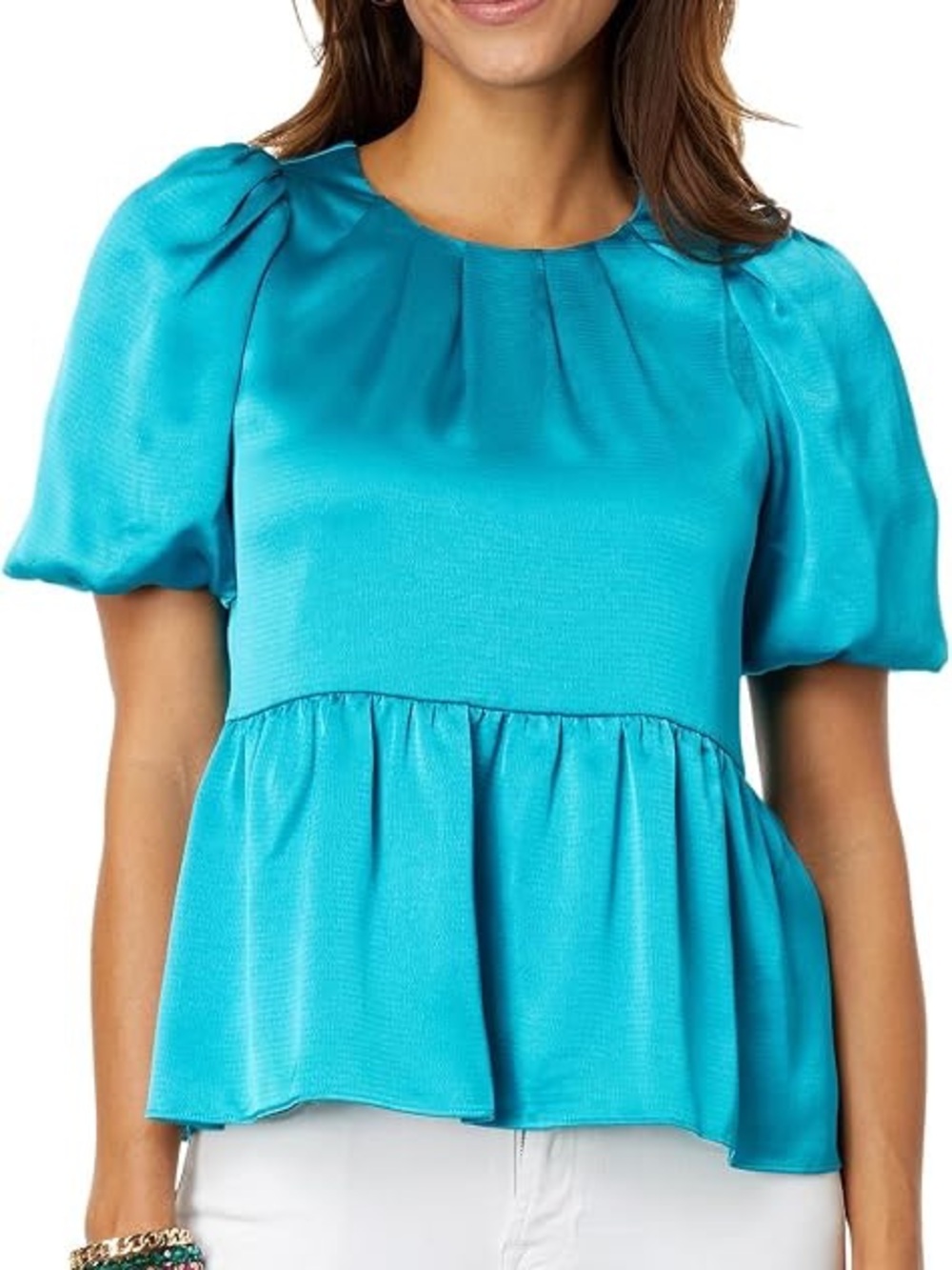Lilly Pulitzer Blakelynn Elbow Sleeve Top